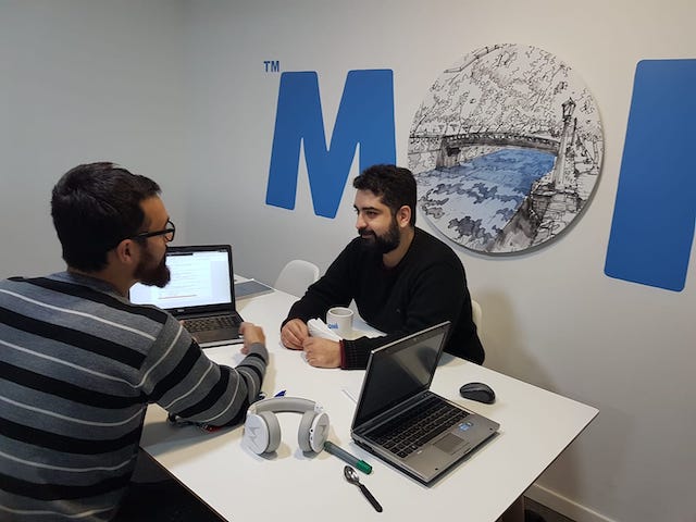 Healthy baguette with egg and vegetables